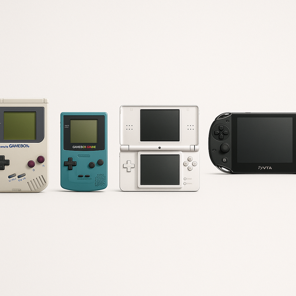 Timeline of portable consoles before the Switch