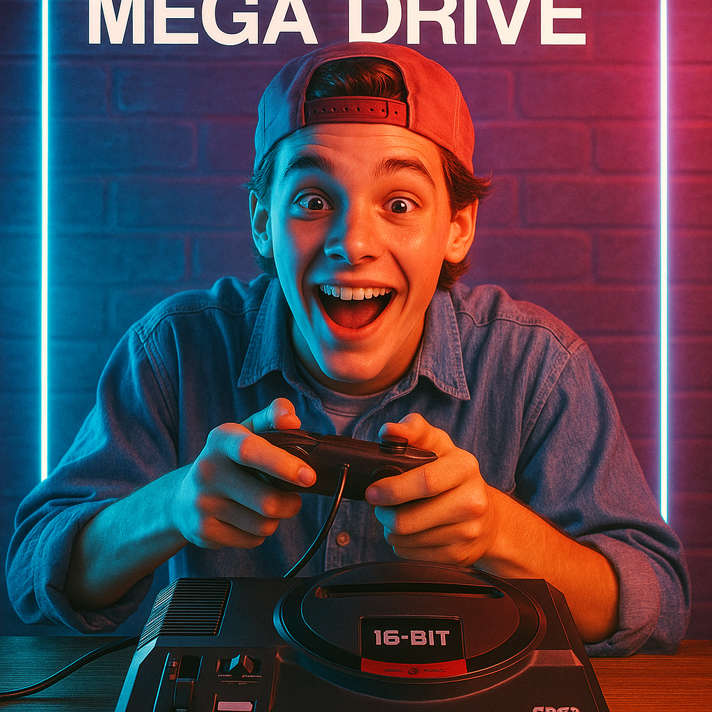 Publicit&eacute; vintage Sega Mega Drive