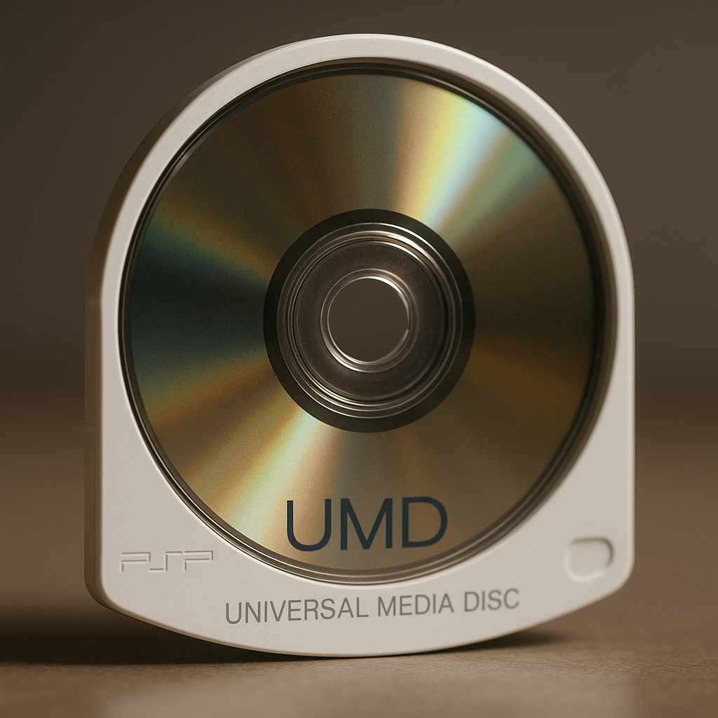 PSP UMD disc in its plastic casing